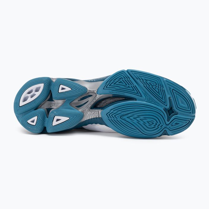 Кросівки для волейболу чоловічі Mizuno Wave Lightning Neo2 white/sailor blue/silver 4