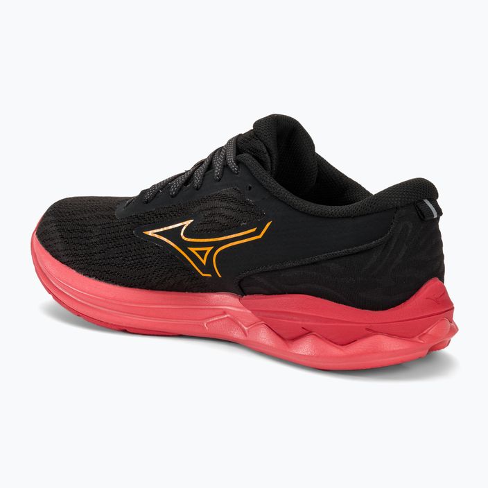 Жіночі бігові кросівки Mizuno Wave Revolt 3 чорні/морквяний завиток/дубаррі 3