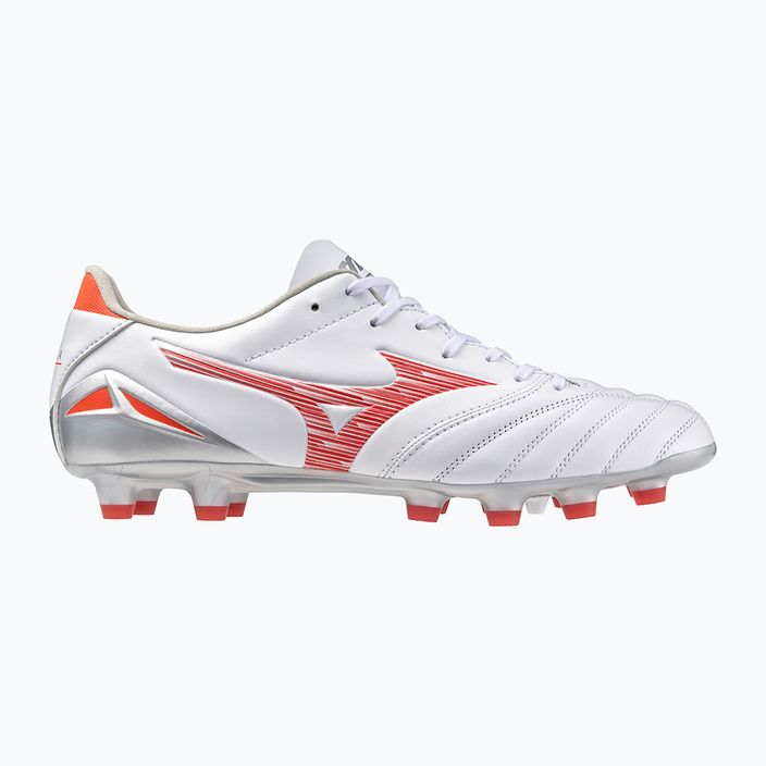 Чоловічі футбольні бутси Mizuno Morelia Neo IV Pro MD білий / сяючий червоний / гарячий корал