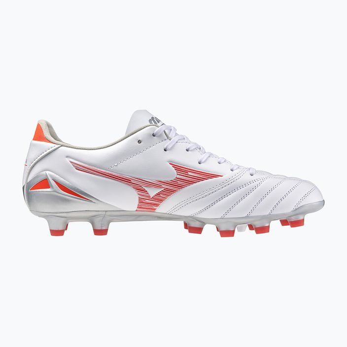 Чоловічі футбольні бутси Mizuno Morelia Neo IV Pro MD білий / сяючий червоний / гарячий корал 2