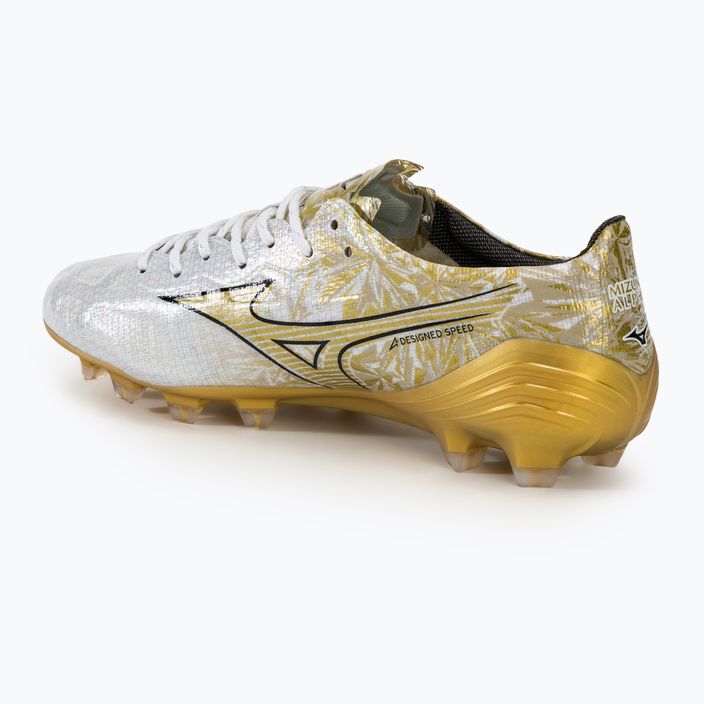 Чоловічі футбольні бутси Mizuno Αlpha Japan Md white/ge gold/black 3