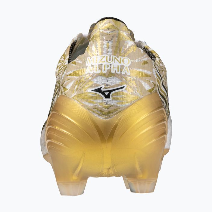 Чоловічі футбольні бутси Mizuno Αlpha Japan Md white/ge gold/black 11