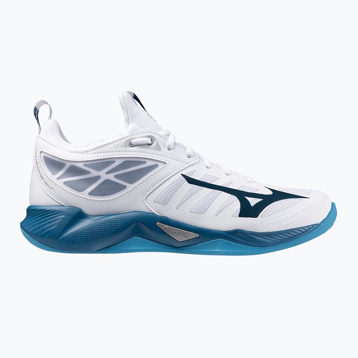 Кросівки для волейболу чоловічі Mizuno Wave Dimension white/sailor blue/silver 8