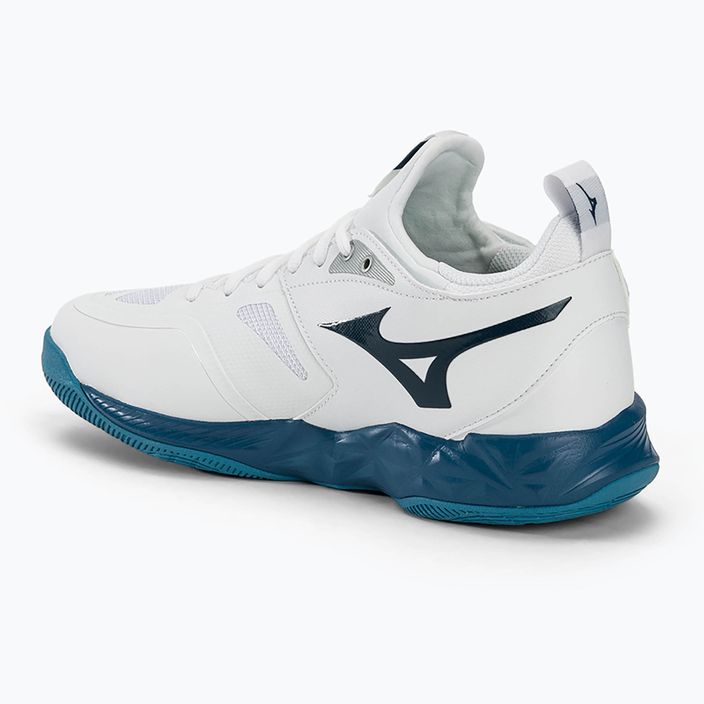 Кросівки для волейболу чоловічі Mizuno Wave Dimension white/sailor blue/silver 3