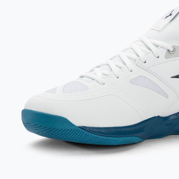 Кросівки для волейболу чоловічі Mizuno Wave Dimension white/sailor blue/silver 7