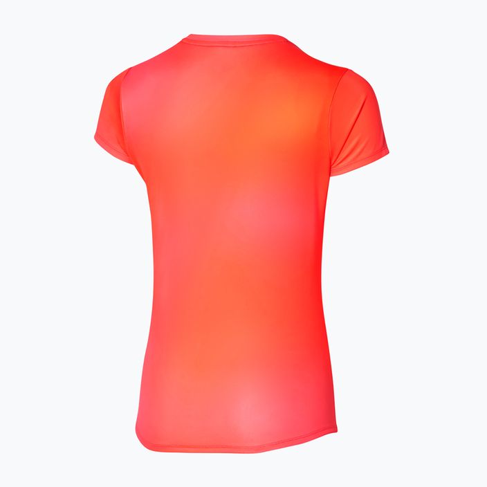 Футболка для бігу жіноча Mizuno Impulse Core Graphic Tee nasturtium 2