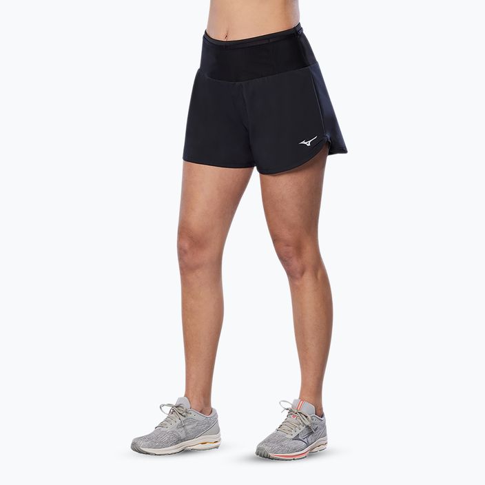 Жіночі бігові шорти Mizuno Core 5.5 чорні