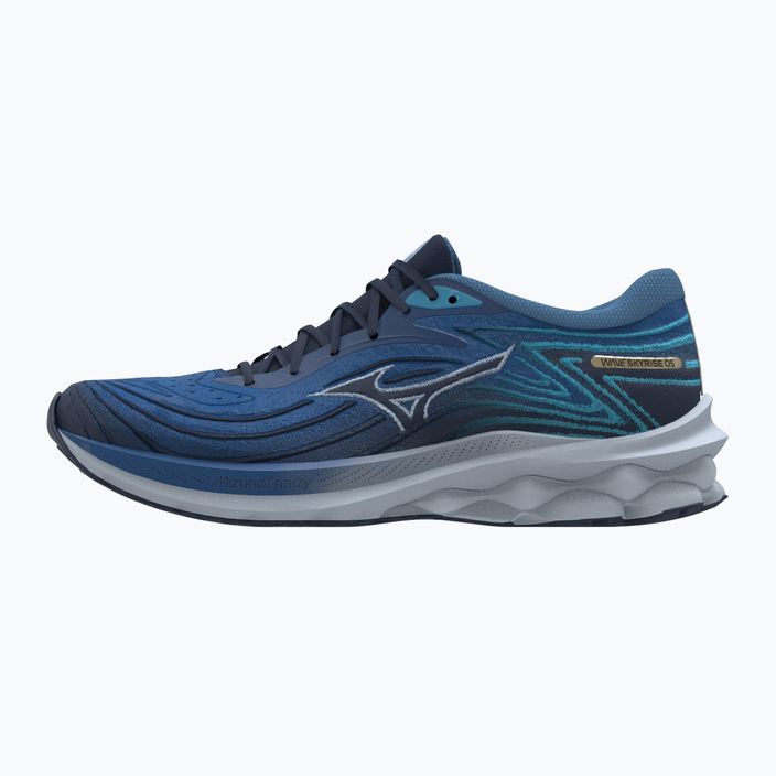 Кросівки для бігу чоловічі Mizuno Wave Skyrise 5 classic blue/plein air/river blue 8