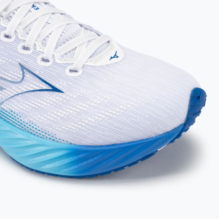 Кросівки для бігу жіночі Mizuno Wave Rider 28 white/mugen blue/river blue 7