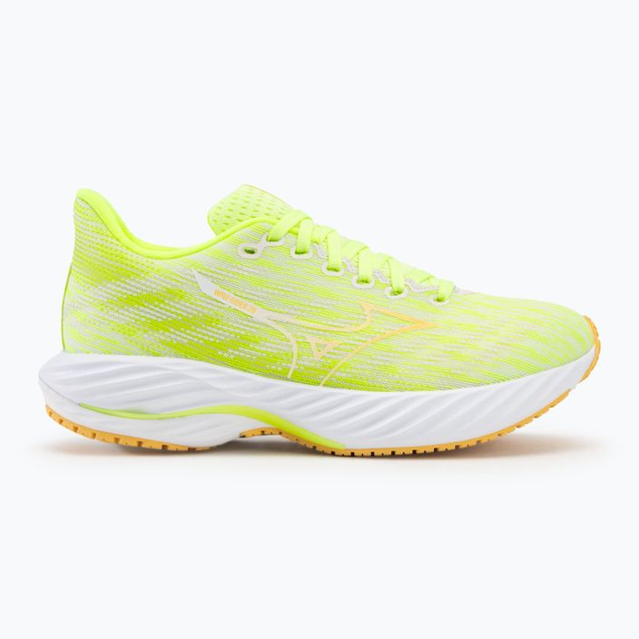 Кросівки для бігу жіночі Mizuno Wave Rider 28 mizuno neo lime/flax/mizuno snow white 2