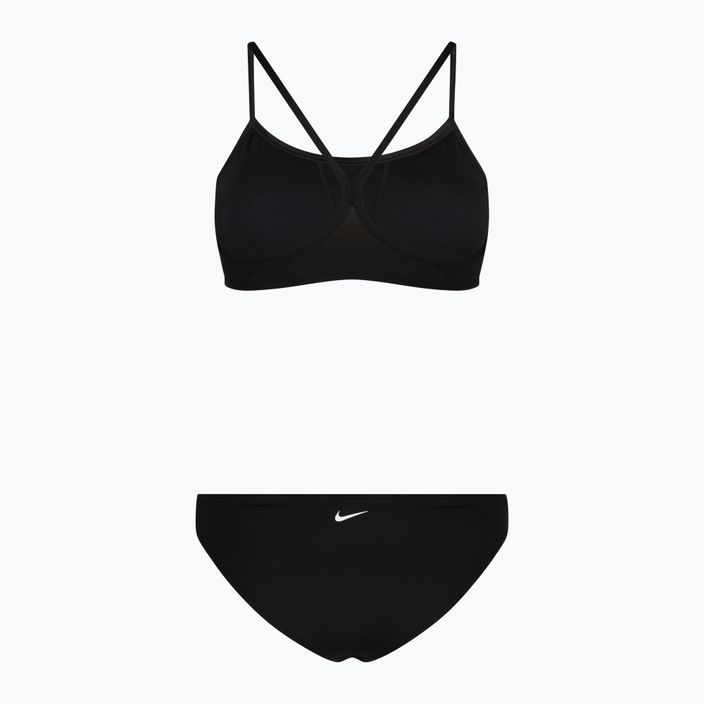 Купальник роздільний жіночий Nike Essential Sports Bikini чорний NESSA211-001 2