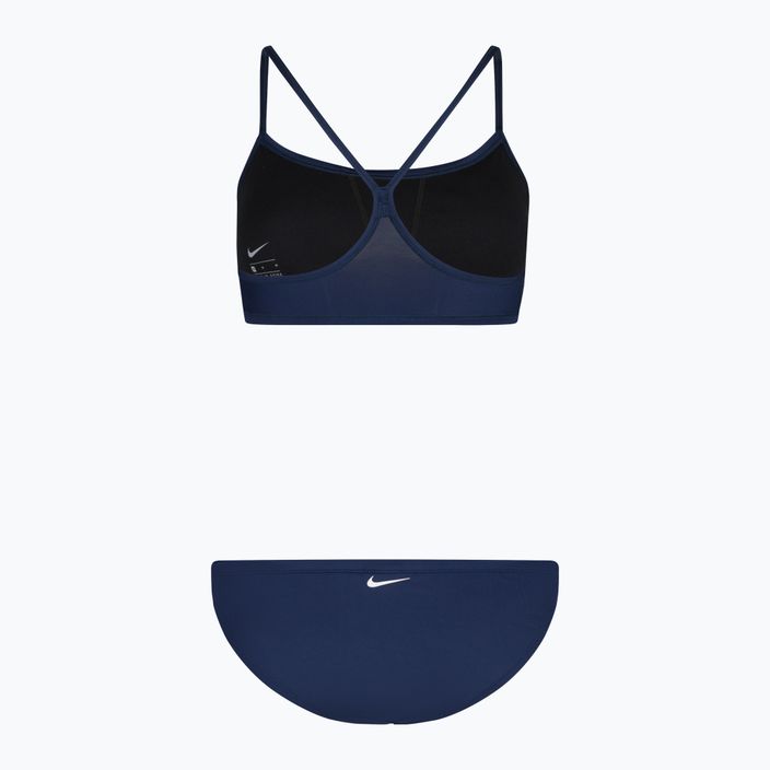Купальник роздільний жіночий Nike Essential Sports Bikini синій NESSA211-440 2