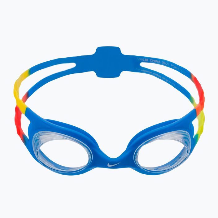 Окуляри для плавання дитячі Nike Easy Fit clear/blue NESSB166-401 2
