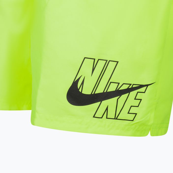Шорти для плавання чоловічі Nike Logo Solid 5" Volley жовті NESSA566-737 3