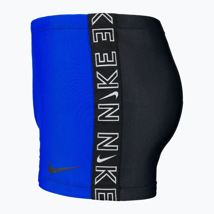 Плавки чоловічі Nike Logo Tape Square Leg блакитні NESSB134-416 3
