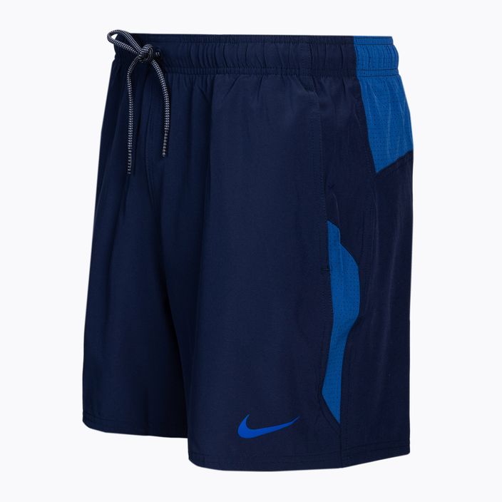 Шорти для плавання чоловічі Nike Contend 5" Volley сині NESSB500-440 3