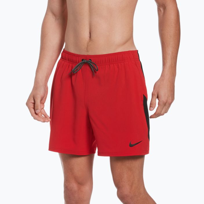 Шорти для плавання чоловічі Nike Contend 5" Volley червоні NESSB500-614 5