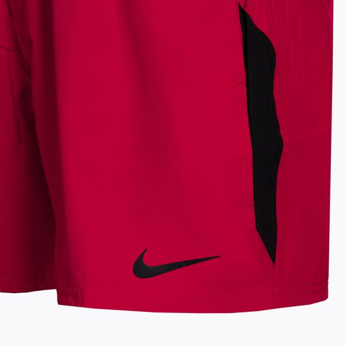 Шорти для плавання чоловічі Nike Contend 5" Volley червоні NESSB500-614 4