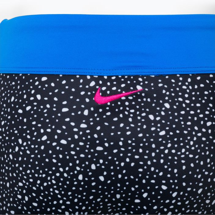 Купальник роздільний дитячий Nike Water Dots Asymmetrical біло-чорний NESSC725-001 4