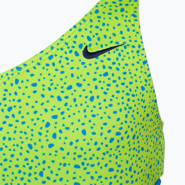 Купальник роздільний дитячий Nike Water Dots Asymmetrical блакитний NESSC725-458 3