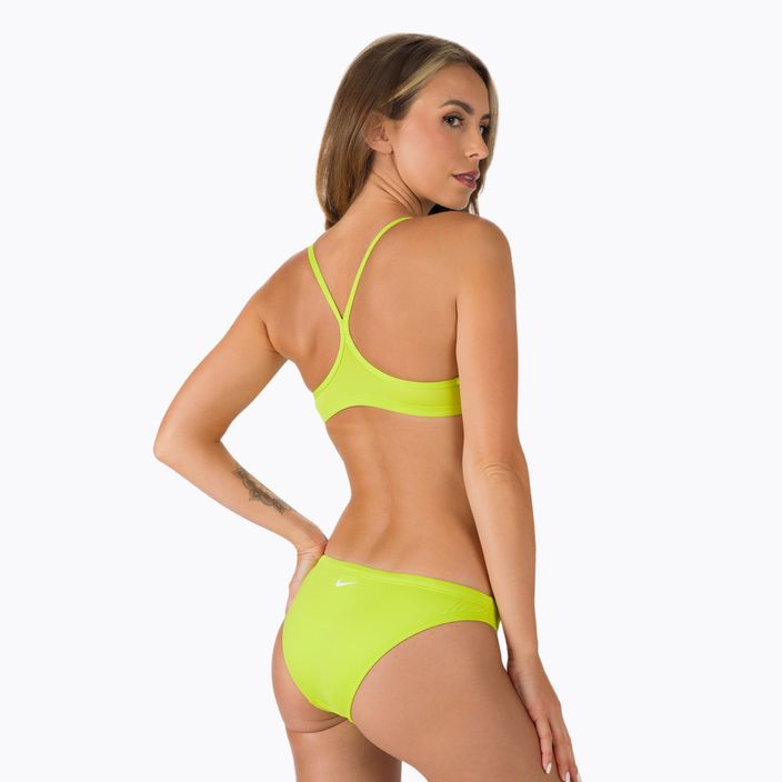 Купальник роздільний жіночий Nike Essential Sports Bikini atomic green 3