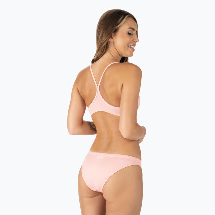 Купальник роздільний жіночий Nike Essential Sports Bikini рожевий NESSA211-626 3