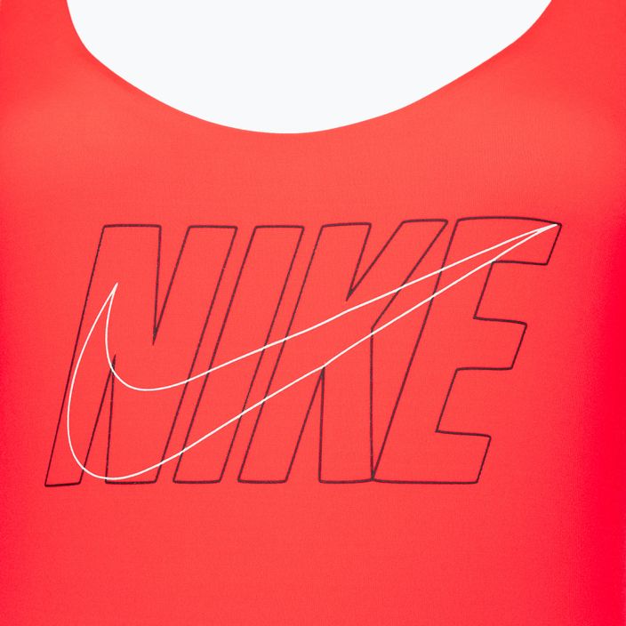 Купальник суцільний жіночий Nike Multi Logo bright crimson 3