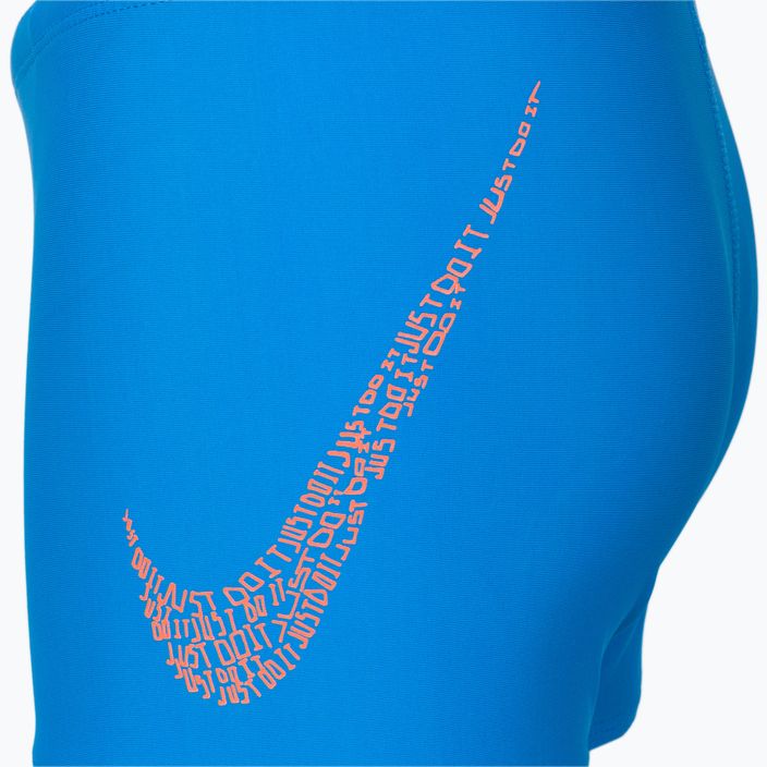 Плавки дитячі Nike Jdi Swoosh Aquashort блакитні NESSC854-458 3