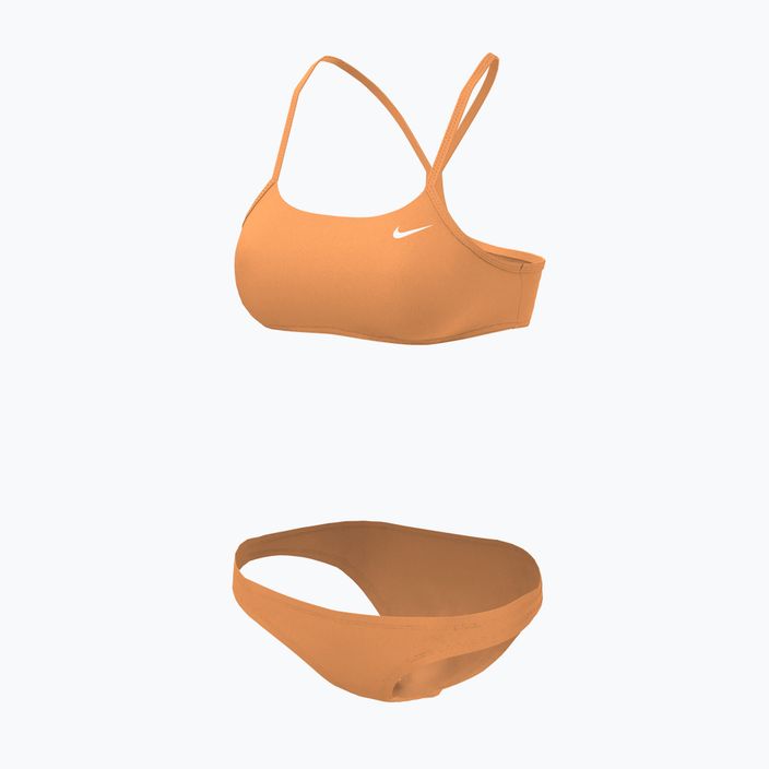 Купальник роздільний жіночий Nike Essential Sports Bikini помаранчевий NESSA211-832 5