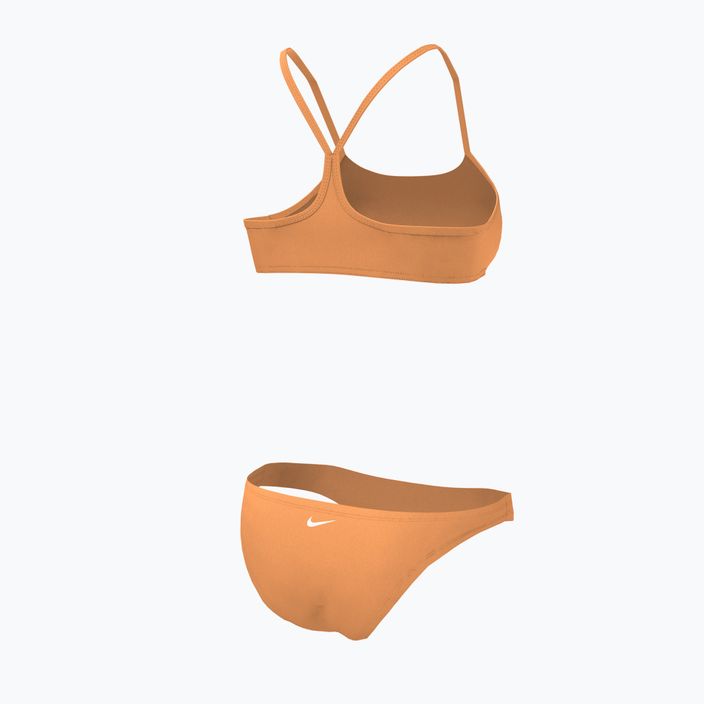 Купальник роздільний жіночий Nike Essential Sports Bikini помаранчевий NESSA211-832 6