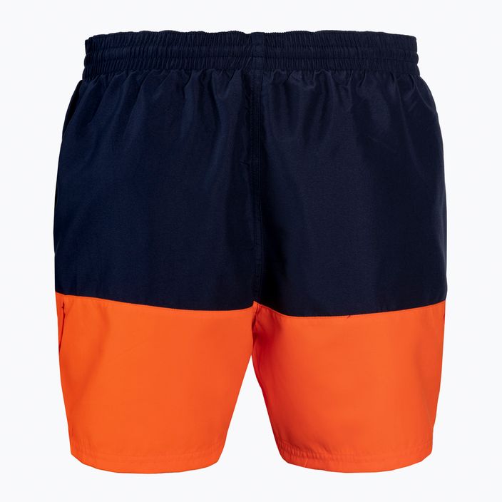 Шорти для плавання чоловічі Nike Split 5" Volley синьо-помаранчеві NESSB451-822 3