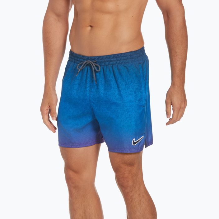 Шорти для плавання чоловічі Nike Jdi Fade 5" Volley фіолетові NESSC479-593 5