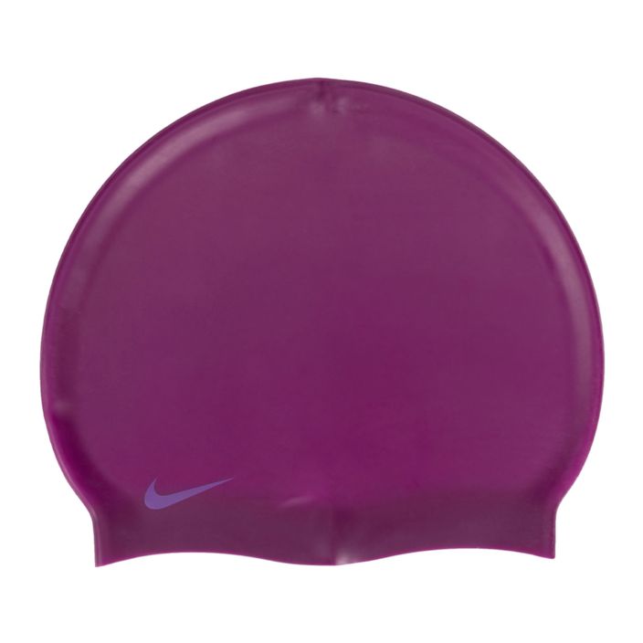 Шапочка для плавання Nike Solid Silicone фіолетова 93060-668 2