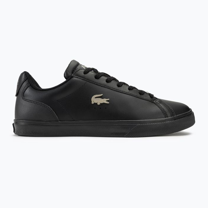 Чоловічі туфлі Lacoste 45CMA0052 чорний/чорний 2