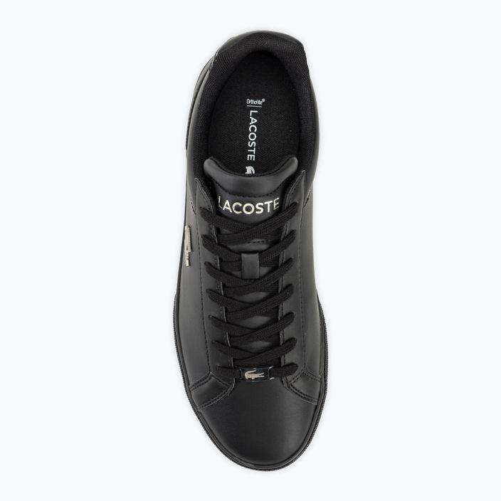 Чоловічі туфлі Lacoste 45CMA0052 чорний/чорний 5