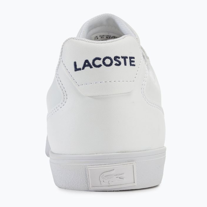 Чоловічі туфлі Lacoste 45CMA0055 білий / темно-синій / червоний 6