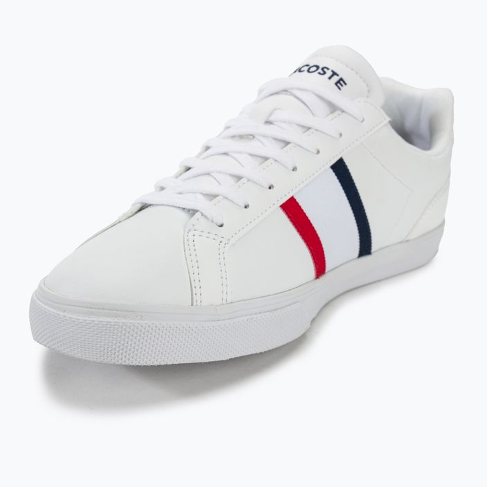 Чоловічі туфлі Lacoste 45CMA0055 білий / темно-синій / червоний 7