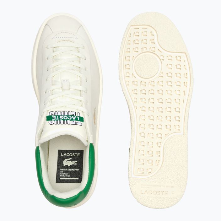 Чоловічі туфлі Lacoste 47SMA0040 білий / зелений 13