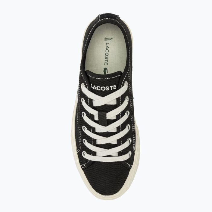 Жіночі туфлі Lacoste 47CFA0006 чорні / білі 5