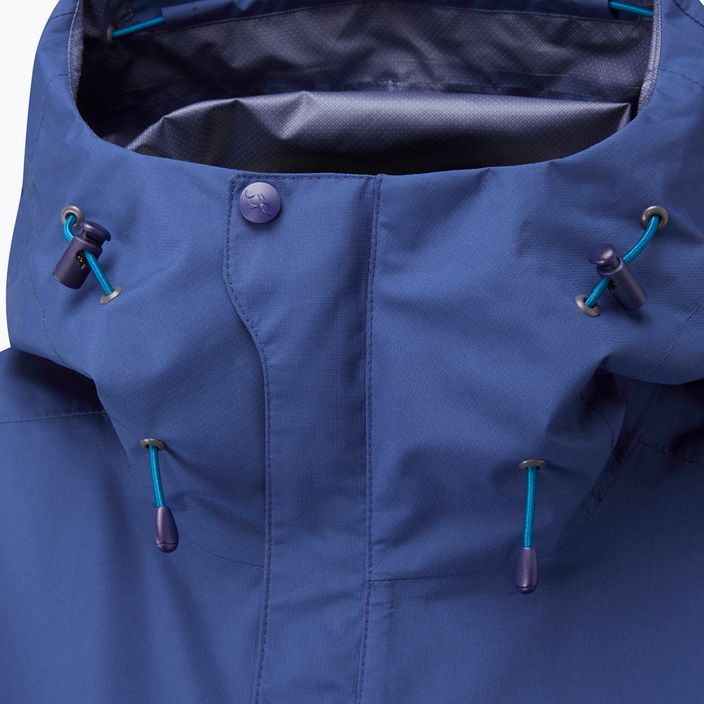 Куртка дощовик жіноча Rab Downpour Eco синя QWG-83 14