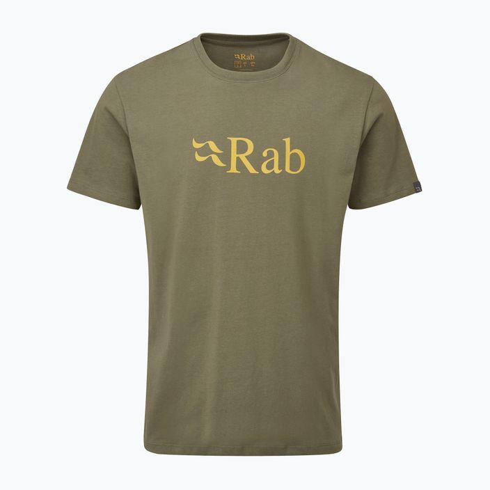 Чоловіча футболка Rab Stance Logo світло-хакі 4