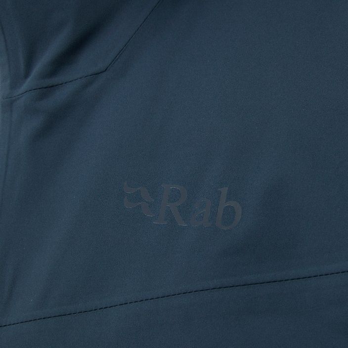 Куртка дощовик чоловіча Rab Kinetic 2.0 синя QWG-74 6