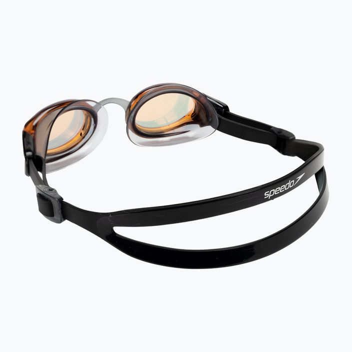 Окуляри для плавання Speedo Mariner Pro Mirror black/clear/fire gold 8-00237314554 4