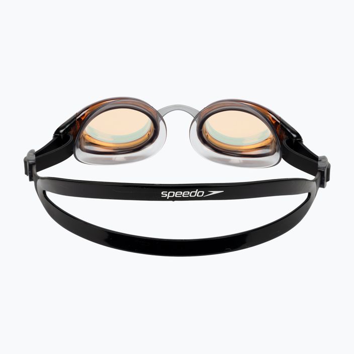Окуляри для плавання Speedo Mariner Pro Mirror black/clear/fire gold 8-00237314554 5