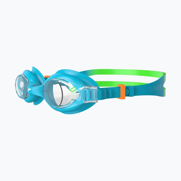 Окуляри для плавання дитячі Speedo Skoogle Infant azure blue/fluo green/fluo orange/clear 8-0735914645 7