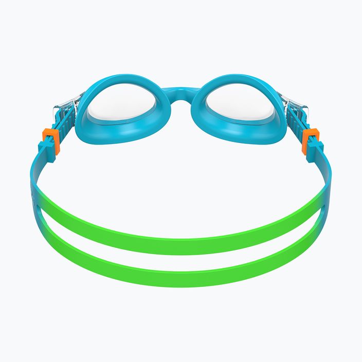Окуляри для плавання дитячі Speedo Skoogle Infant azure blue/fluo green/fluo orange/clear 8-0735914645 8