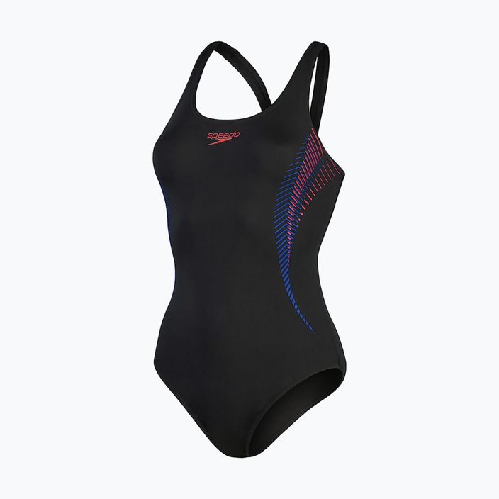 Плавальний костюм Speedo Placement Muscleback чорний 8-00305814836 5