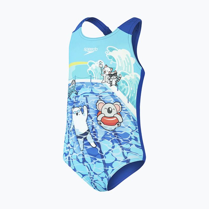 Купальник суцільний дитячий  Speedo Digital Printed Swimsuit блакитний 8-0797015161 3