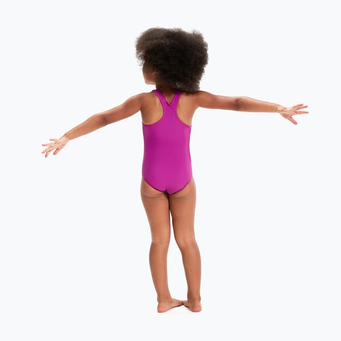 Купальник суцільний дитячий  Speedo Digital Printed Swimsuit рожево-фіолетовий 8-0797015162 5