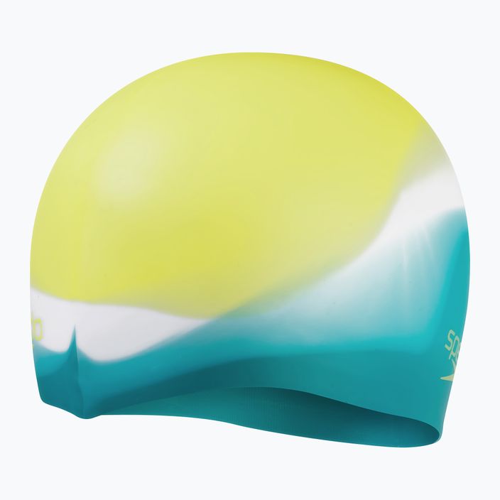 Шапочка для плавання дитяча Speedo Multi Colour Silicone Junior зелено-жовта 8-00236714576 2